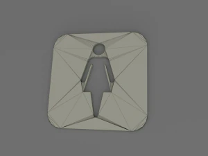 wc pictogram 3D Print Model