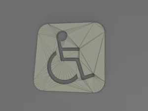 wc pictogram 3D Print Model