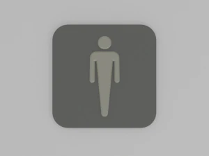 wc pictograma 3D Print Model