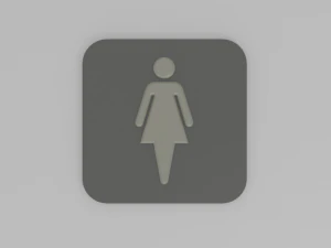 wc pictograma 3D Print Model