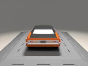dodge challenger 440 from 1973 3D 模型