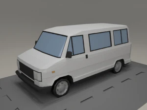 fiat ducato from 1985 3D Model
