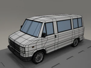 fiat ducato from 1985 3D Model
