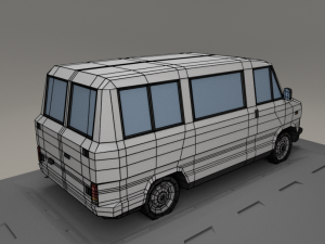 fiat ducato from 1985 Model 3D