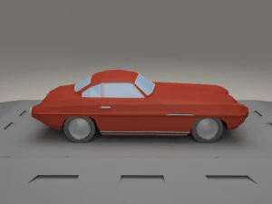 fiat v8 supersonic from 1953 3D Model