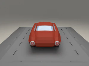 fiat v8 supersonic from 1953 3D Model