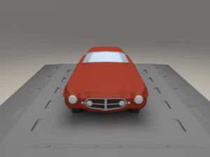 fiat v8 supersonic from 1953 3D Model