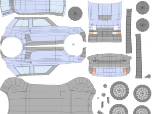 renault 5 turbo from 1982 3D Model