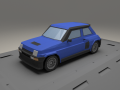 renault 5 turbo from 1982 3D 모델