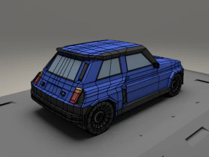 renault 5 turbo from 1982 3D Model