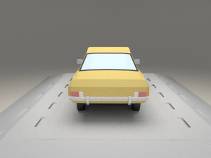 ford escort 1100 from 1975 3D Model