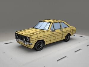 ford escort 1100 from 1975 3D Model