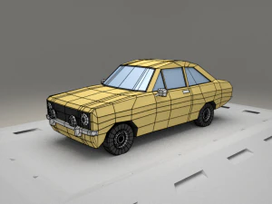 ford escort 1100 from 1975 3D Model