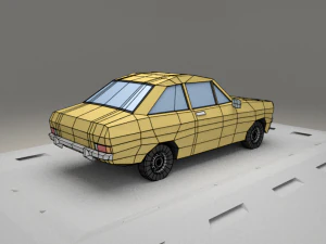 ford escort 1100 from 1975 3D Model