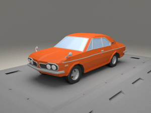 honda 1300 coupe 9 s from 1970 Modelo 3D