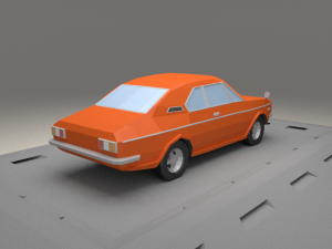 honda 1300 coupe 9 s from 1970 3D Модель