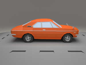 honda 1300 coupe 9 s from 1970 3D Модель