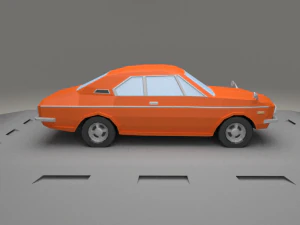 honda 1300 coupe 9 s from 1970 3D Model