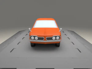 honda 1300 coupe 9 s from 1970 3D Model