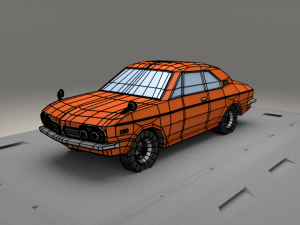 honda 1300 coupe 9 s from 1970 3D Модель