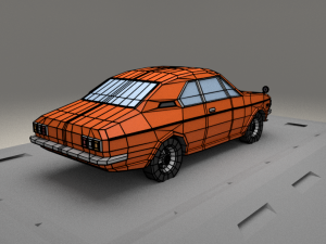 honda 1300 coupe 9 s from 1970 3D Модель
