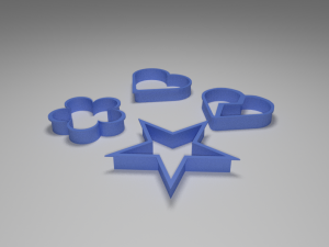 cake forms 3Dプリントモデル