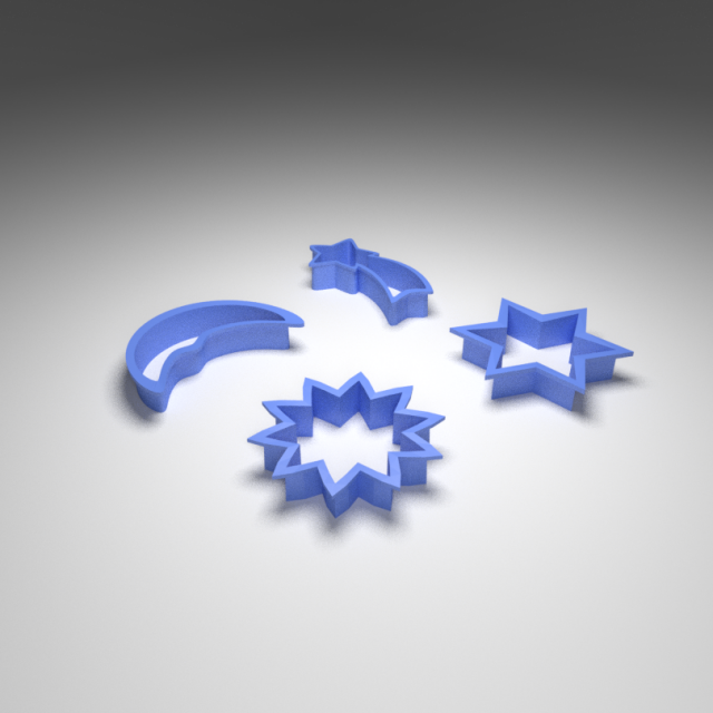cake formes 3D-Druckmodell .c4d .max .obj .3ds .fbx .stl .blend 
