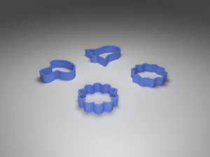 蛋糕形式 3D 打印模型