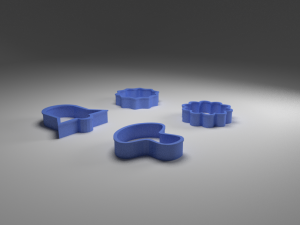cake forms Model do druku 3D