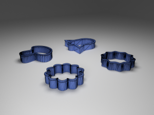 cake forms Model do druku 3D