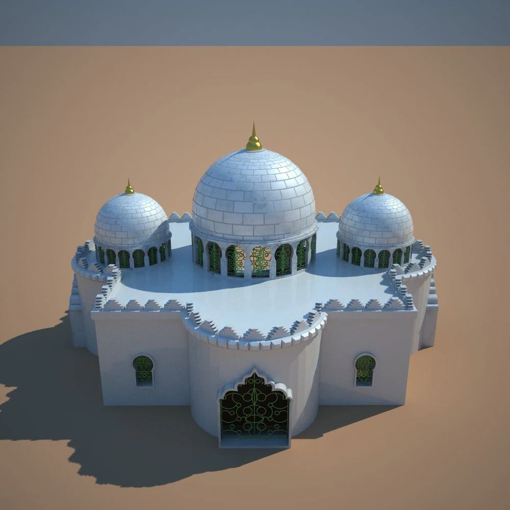 dome 3D Model .c4d .max .obj .3ds .fbx .stl .blend