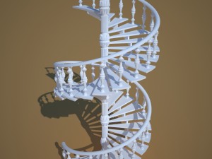 spirale stairs Modèle 3D