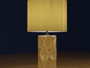 green retro lamp luis collection Model 3D