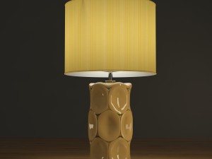 green retro lamp luis collection Model 3D