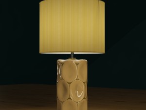 green retro lamp luis collection Model 3D