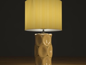 green retro lamp luis collection Model 3D
