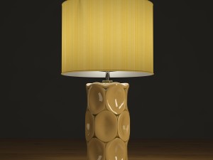 green retro lamp luis collection Model 3D