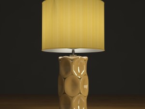 green retro lamp luis collection Model 3D