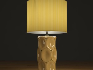 green retro lamp luis collection Model 3D
