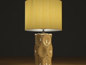 green retro lamp luis collection Model 3D