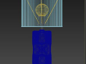green retro lamp luis collection 3D Model
