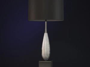 solomon silver table lamp luis collection 3D Model