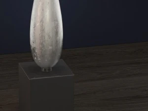 solomon silver table lamp luis collection 3D Model