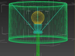 solomon gold table lamp luis collection Model 3D