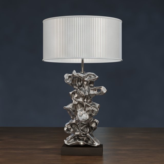 Silver table on sale lamp