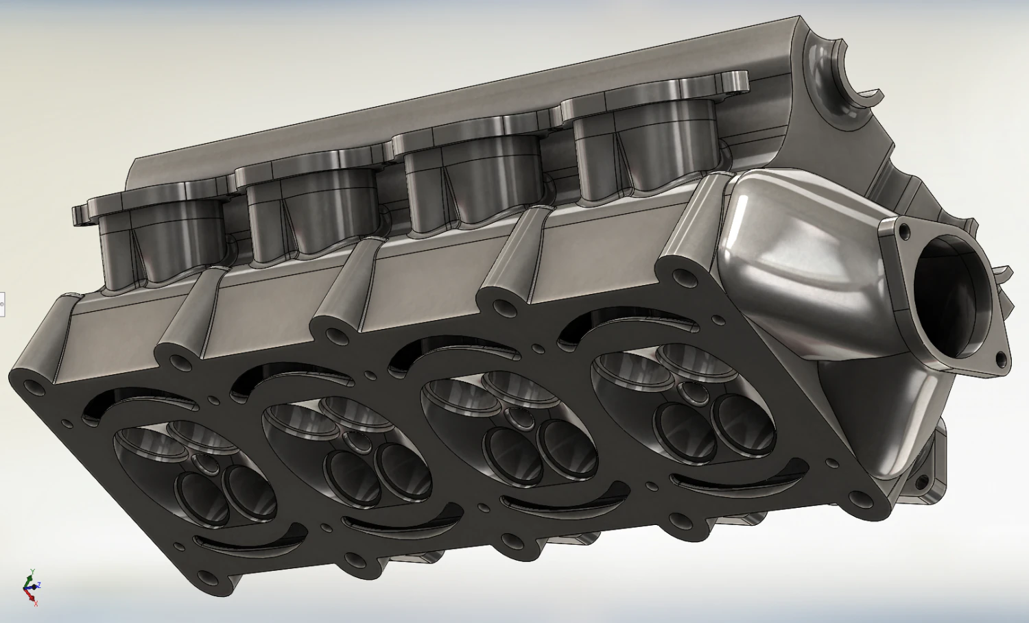 engine head 3D Model .c4d .max .obj .3ds .fbx .stl .blend 