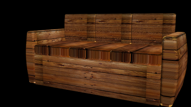 comfortable sofa 3D Model .c4d .max .obj .3ds .fbx .stl .blend 