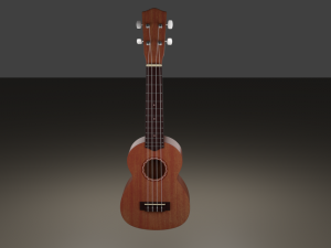 ukulele 3Dモデル
