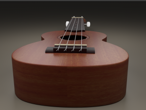 ukulele 3Dモデル