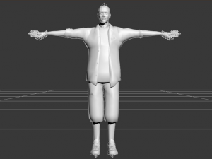 zombie Model 3D